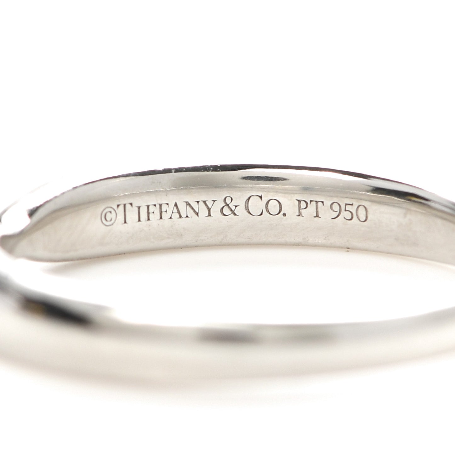 Platinum 3mm Harmony Band Ring 50 5.5