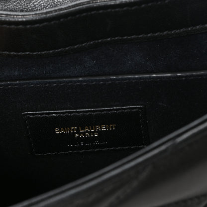 Saint Laurent Lambskin Quilted Le 57 Diamond Shoulder Bag Black 6 of 10