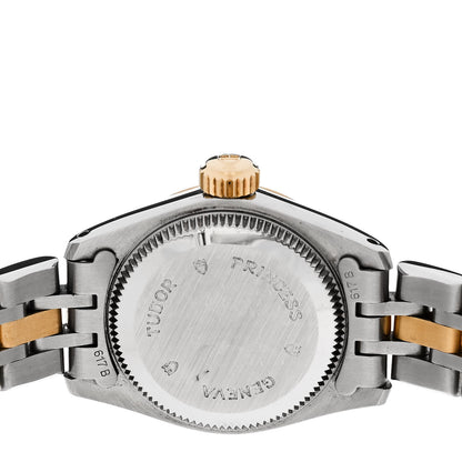 TUDOR Stainless Steel 18K Yellow Gold Diamond 23mm Princess Date Automatic Watch Champagne 92513 4 of 4