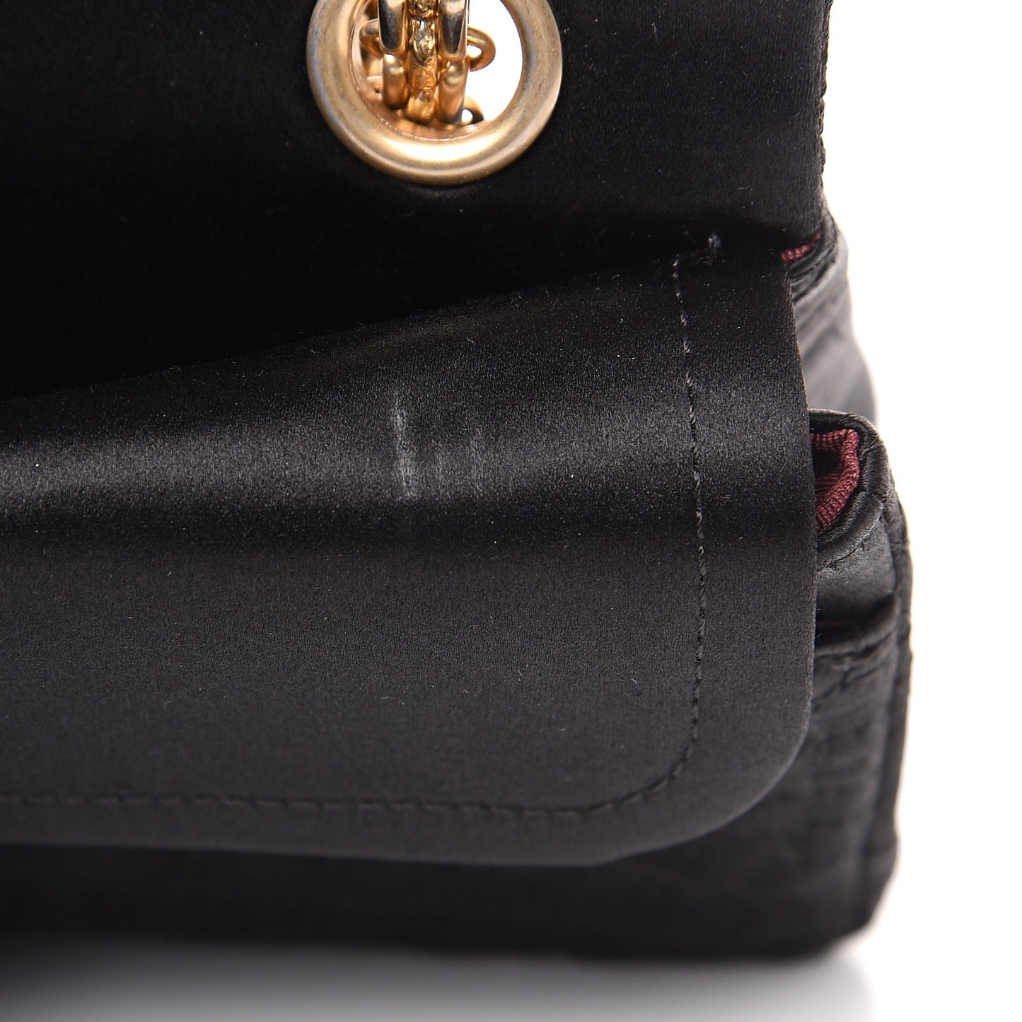 Satin Coco's Croc 2.55 Reissue East West Flap Black