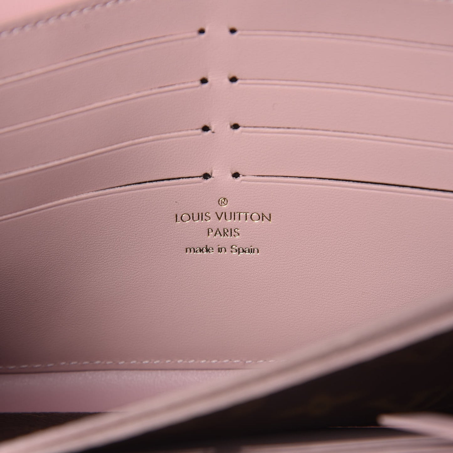 Monogram Flore Wallet Rose Ballerine
