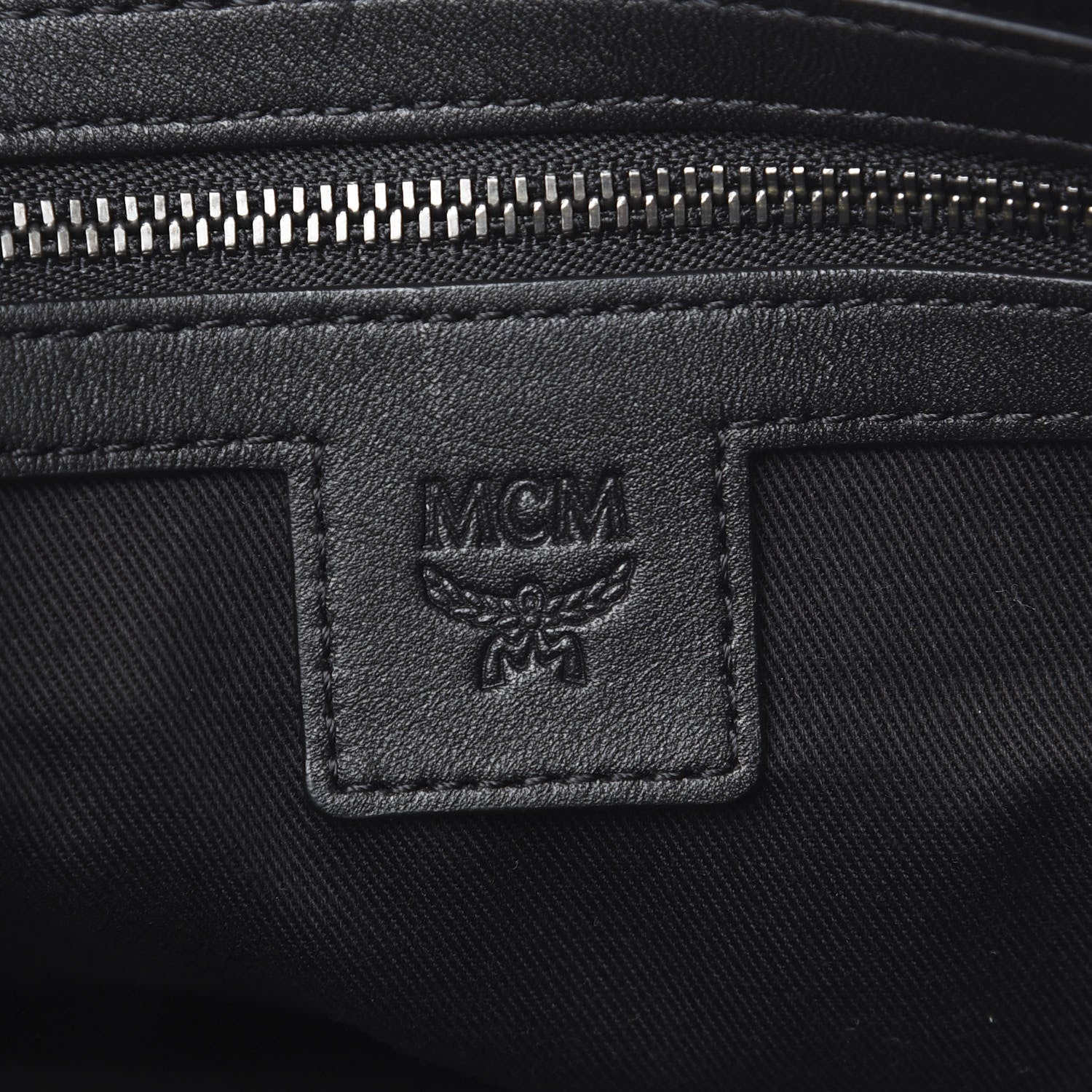 MCM Skyoptic Visetos Crossbody Pouch Spectrum Diamond Black 5 of 8