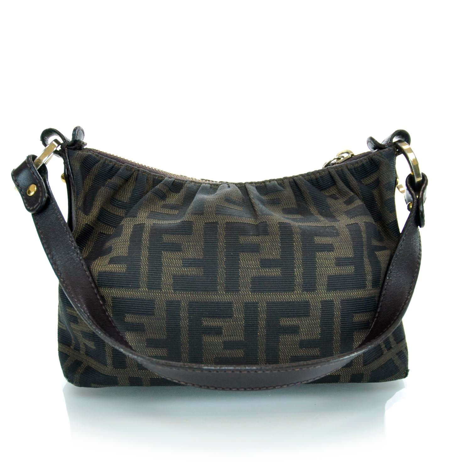 Fendi Zucca Mini Chef Hobo Tobacco 3 of 10
