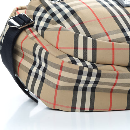 Burberry Cotton Vintage Check Large Cannon Bum Bag Archive Beige 11 of 12