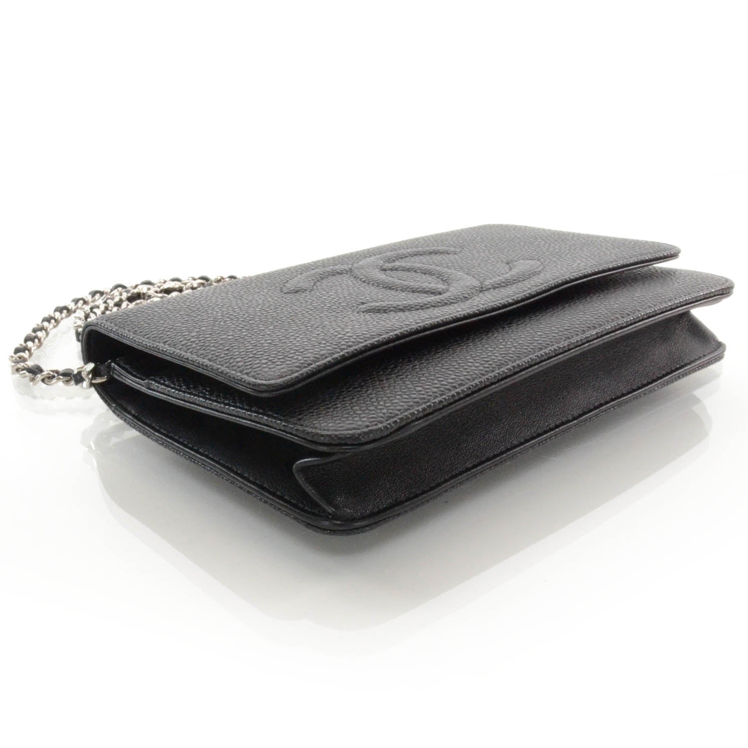 Chanel Caviar Wallet on Chain WOC Black 4 of 9