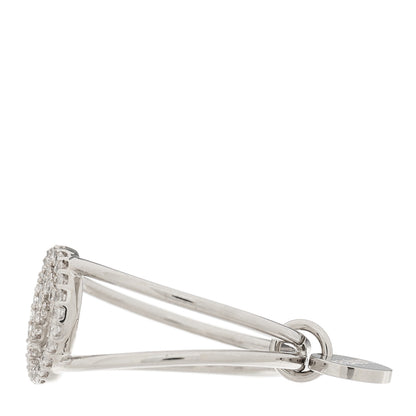 Fendi Metal Crystal F is Fendi Ring M Silver 3 of 6