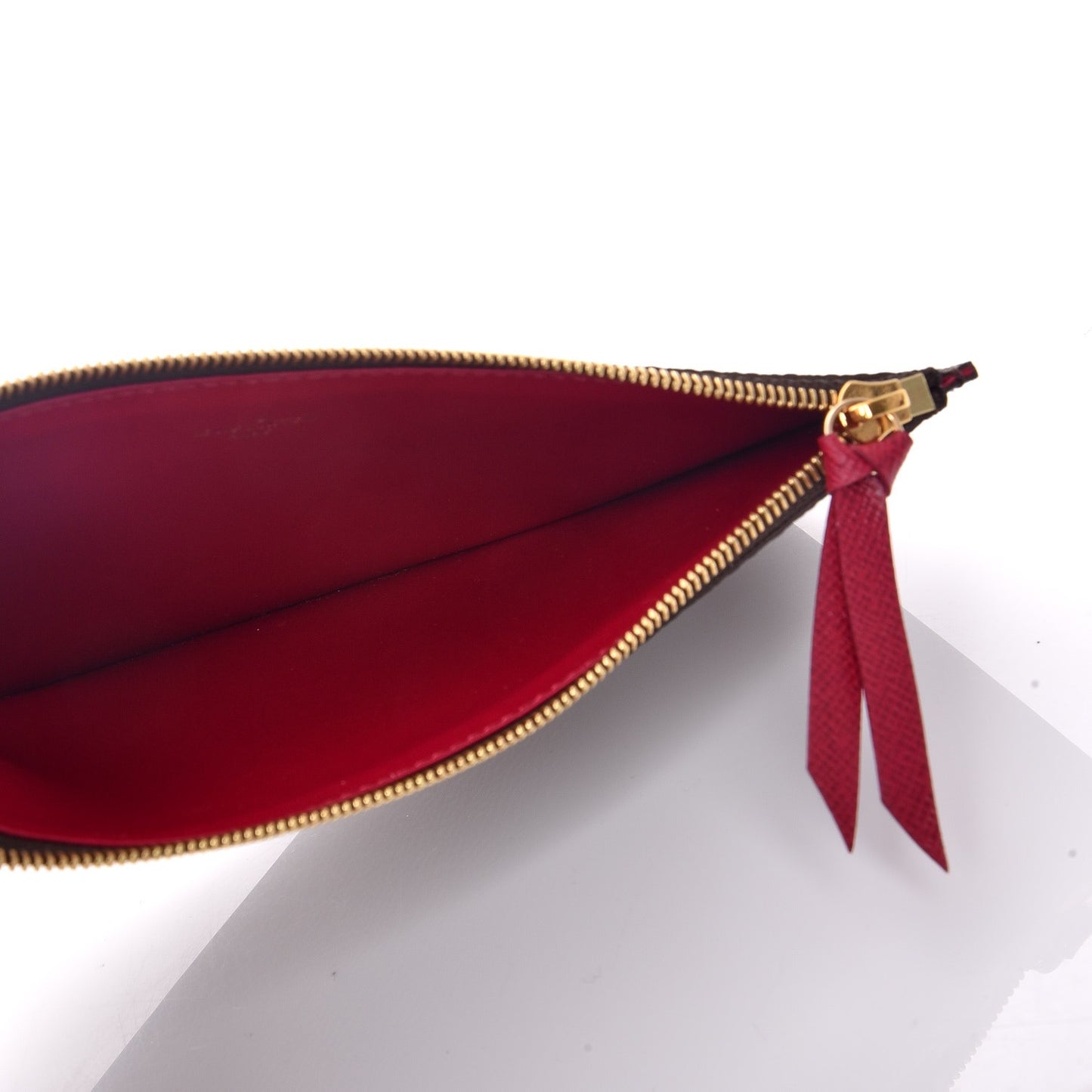 Monogram Pochette Felicie Chain Wallet Fuchsia