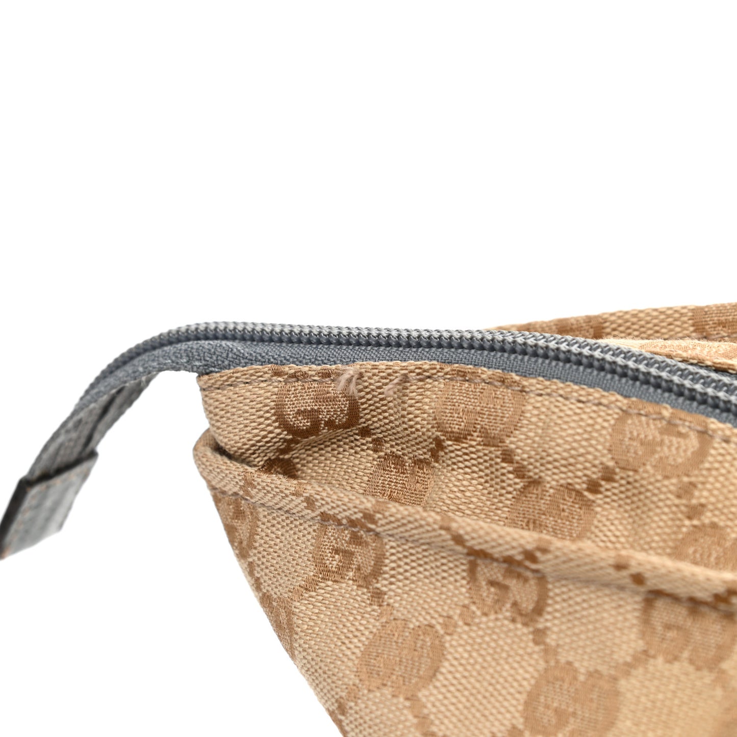 GG Monogram Medium Web Handle Bucket Tote Blue