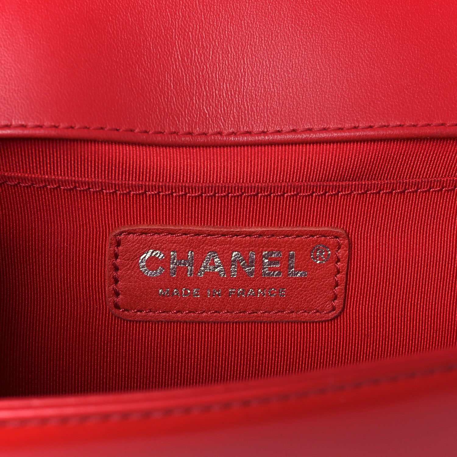 Chanel Glazed Calfskin Medium Boy Flap Red 6 of 11