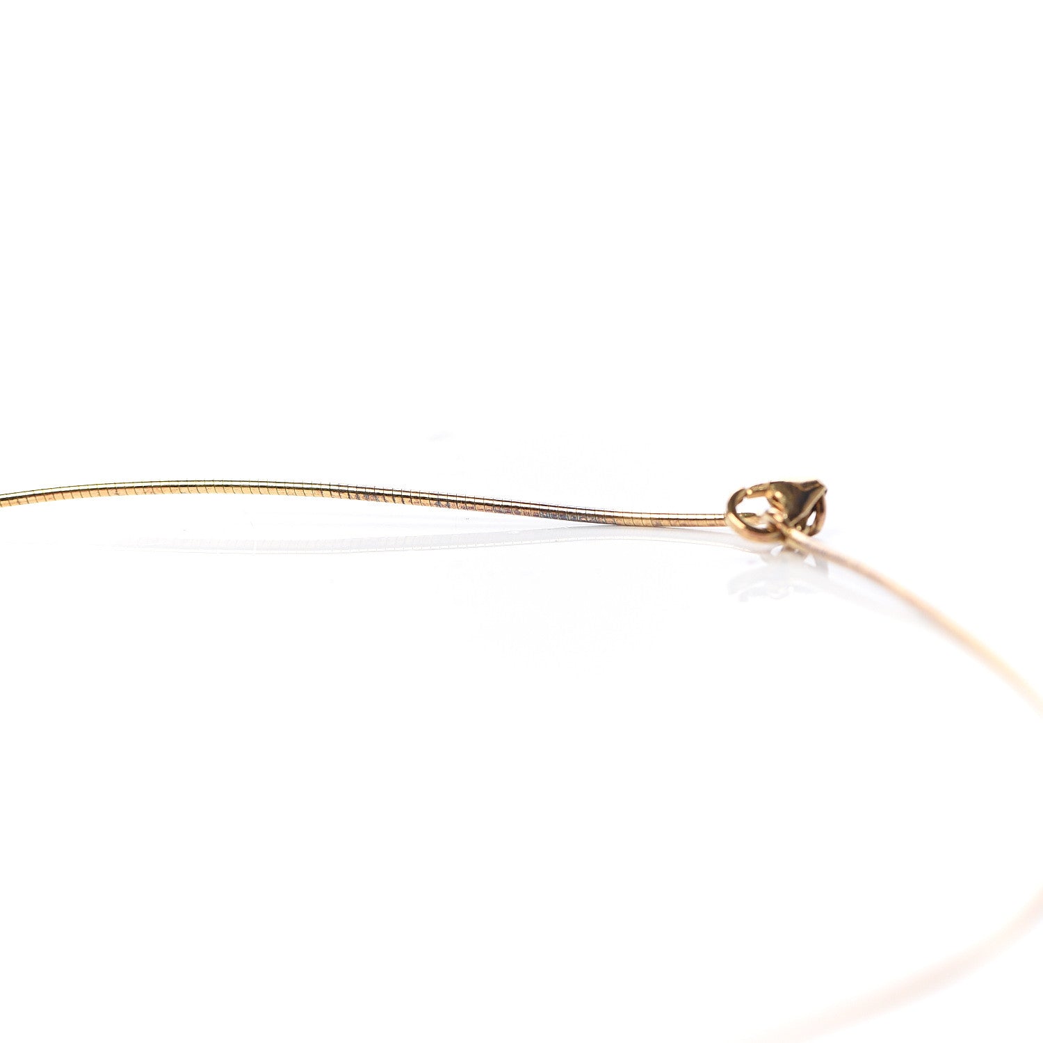 Hermes Gold Lacquered Cage d'H Pendant Necklace Black 5 of 6