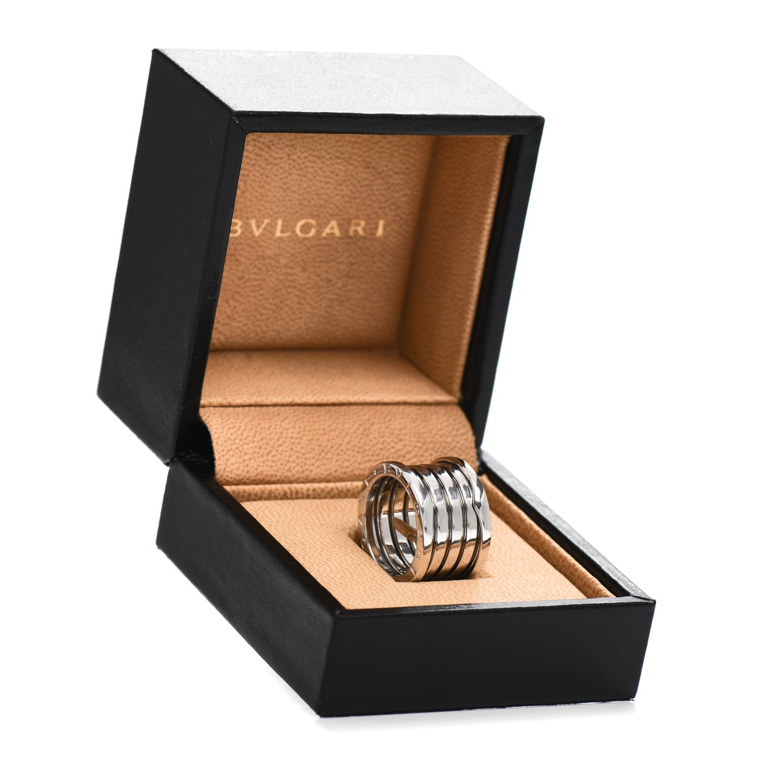 Bulgari 18K White Gold B.Zero1 Five-Band Ring 52 6 6 of 6