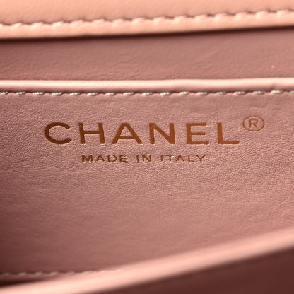 Chanel Lambskin Quilted Fantasy Pearls Evening Flap Pink 7 of 11