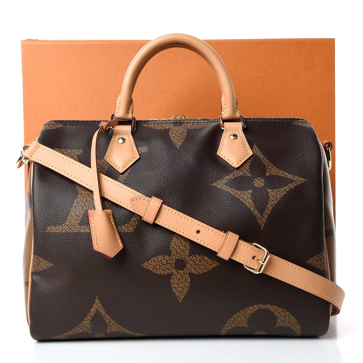 Reverse Monogram Giant Speedy Bandouliere 30