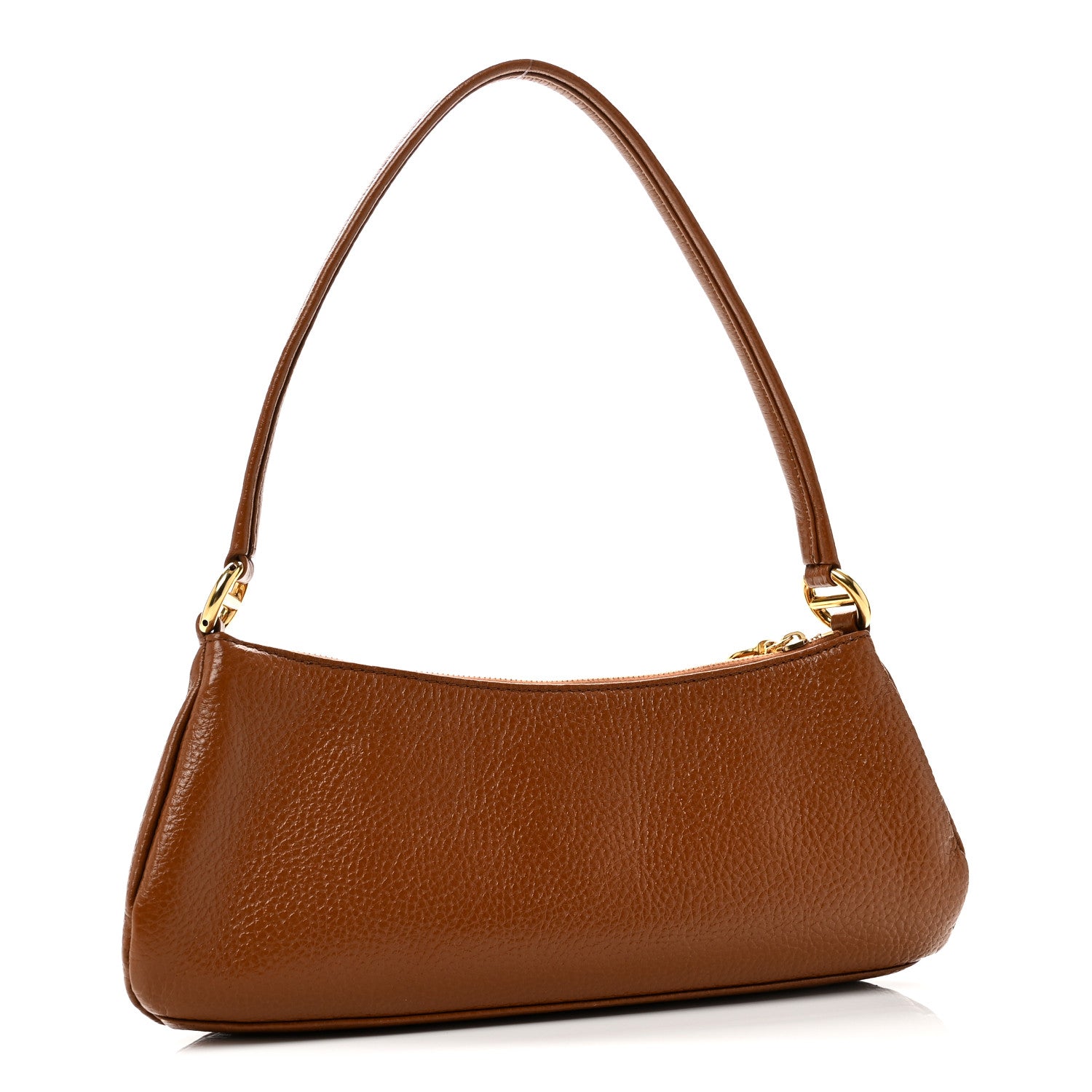 Chloe Grained Calfskin The 99 Shoulder Bag Motty Grey Clay Brown 3 of 9