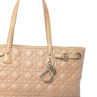Christian Dior Coated Canvas Cannage Small Panarea Tote Beige 26 of 30