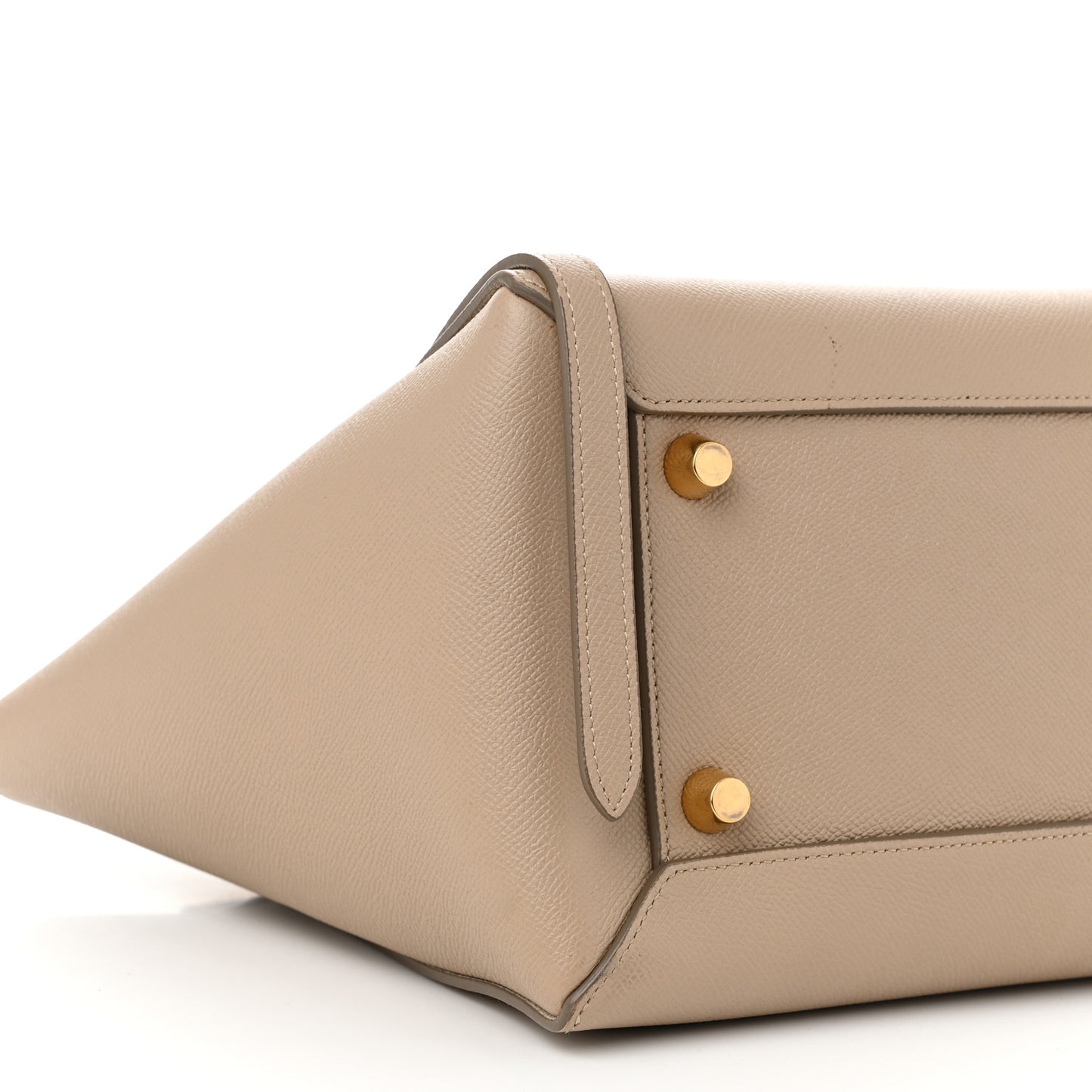 Grained Calfskin Mini Belt Bag Light Taupe