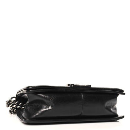 Chanel Calfskin Double Stitch Medium Boy Flap Black 4 of 11