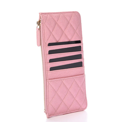 Chanel Iridescent Caviar Quilted Classic iPhone Pouch Rose Pink 2 of 7