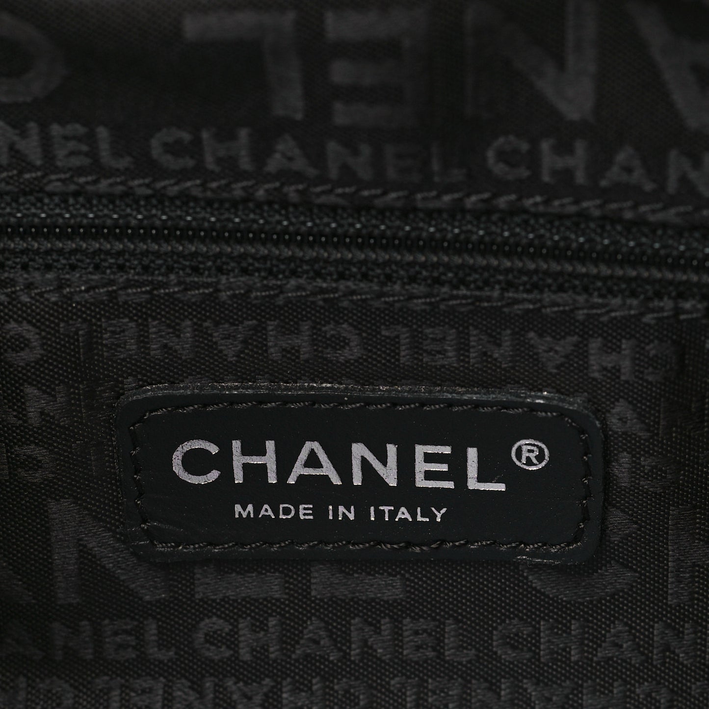 Caviar Square Stitched Large Tote Black