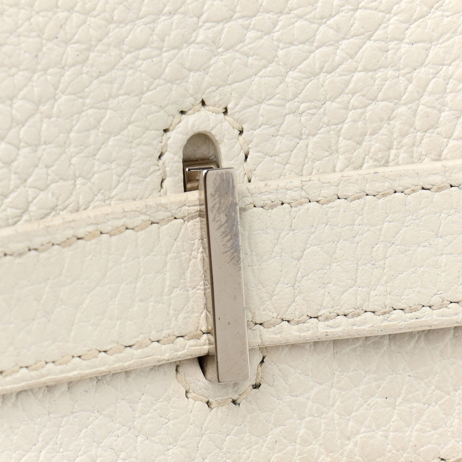 Hermes Taurillon Clemence Birkin 35 White 17 of 24