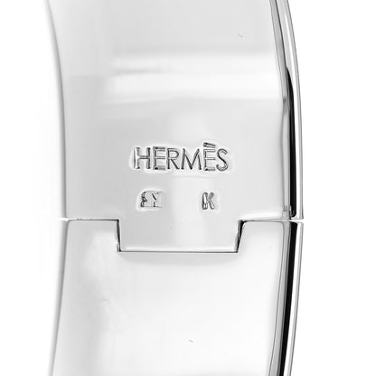 Hermes Enamel Wide Clic Clac H Bracelet PM Rose Dragee 4 of 5