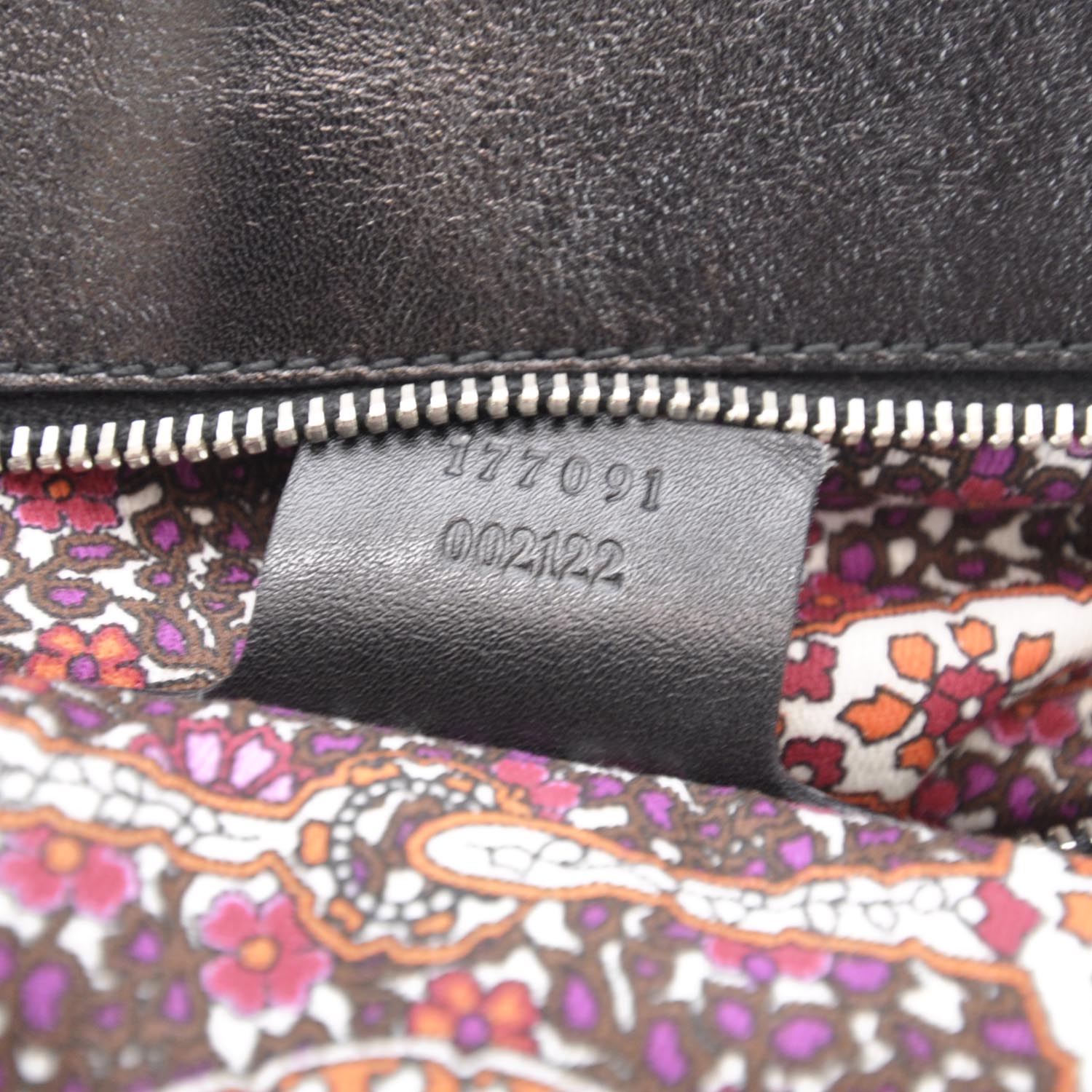 Gucci Leather Bamboo Tassel Race Tote Black 9 of 9