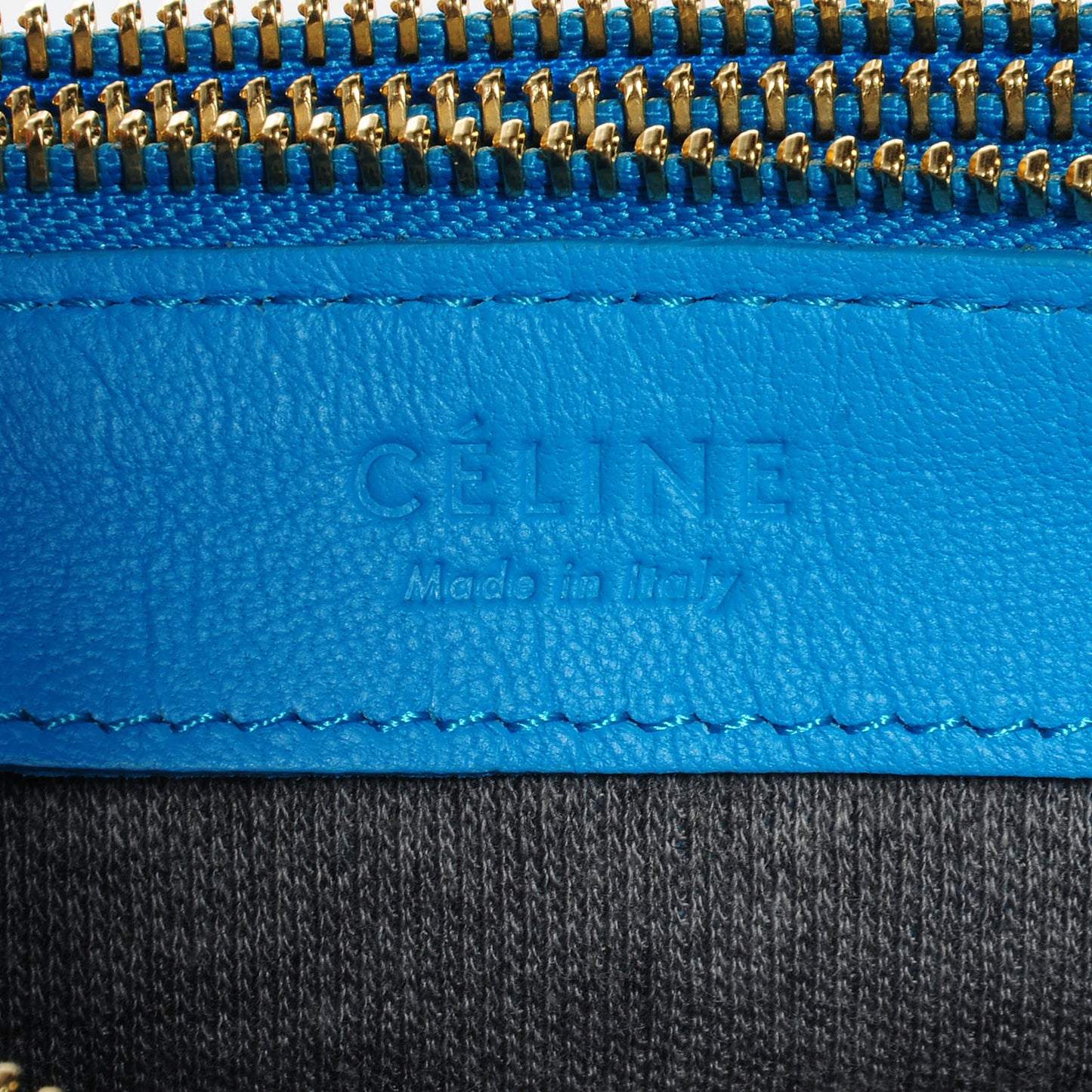 Lambskin Large Trio Crossbody Bag Turquoise