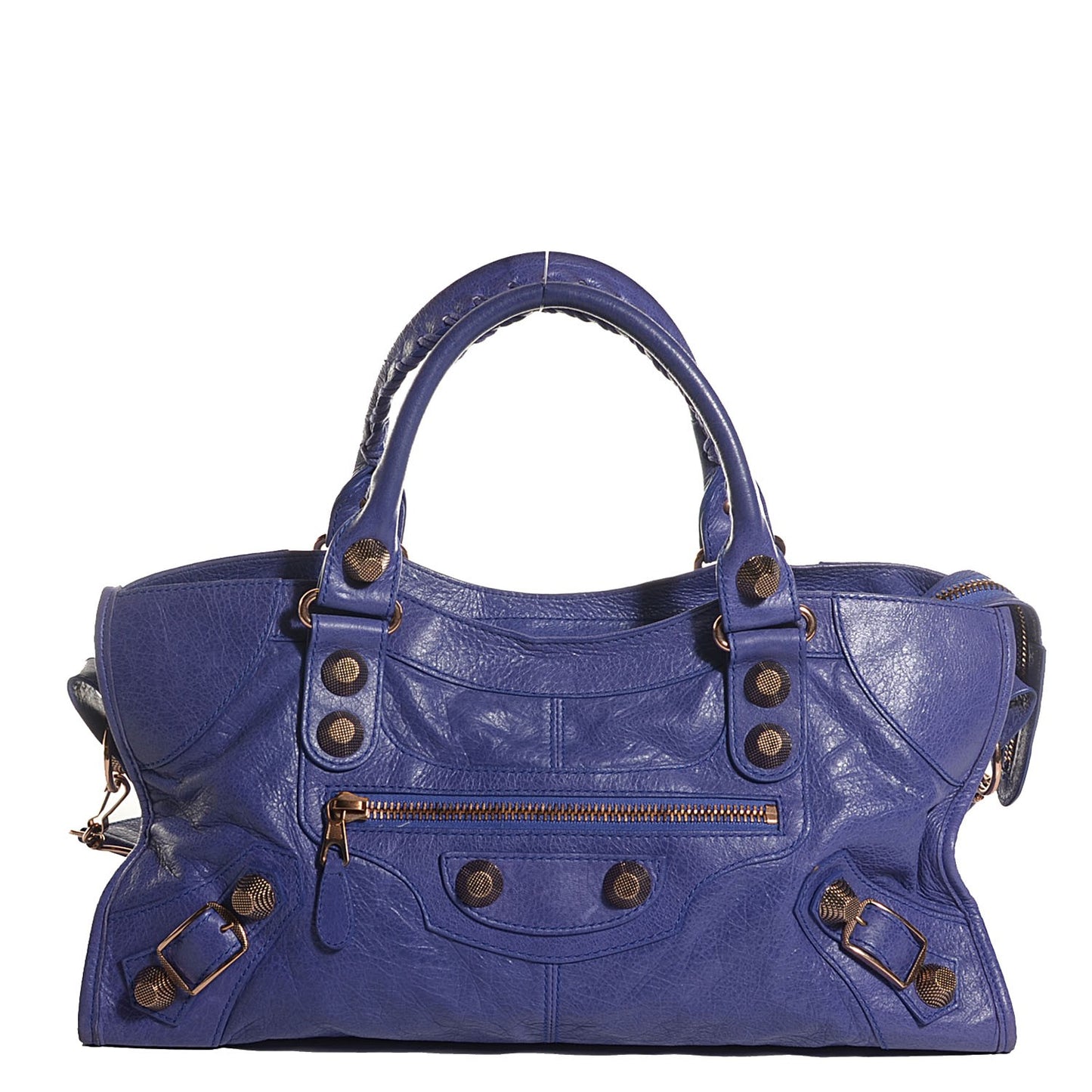 Agneau Giant 21 Rose Gold Hardware Part Time Bleu Lavande