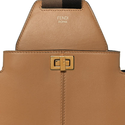 Fendi Vitello Grace Matte Mini Guitar Bag Miele Scuro 6 of 10