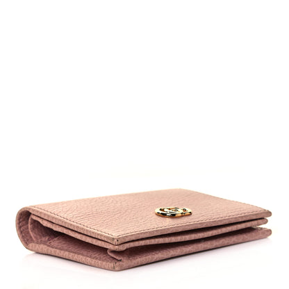 Gucci Dollar Calfskin GG Marmont Card Case Perfect Pink 4 of 10