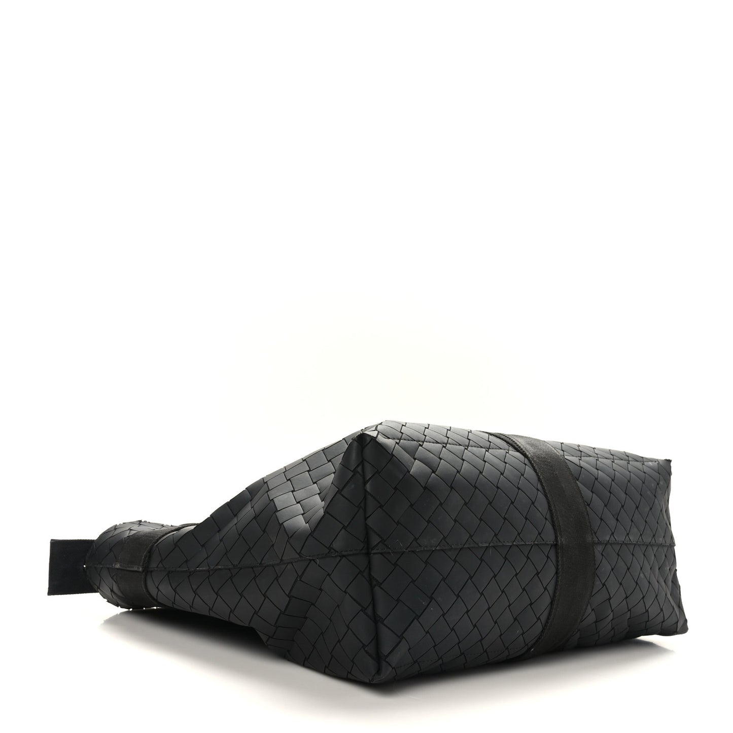 Intrecciato Rubber Tote Black