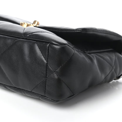 Chanel Lambskin Quilted Medium Chanel 19 Flap Black 7 of 11