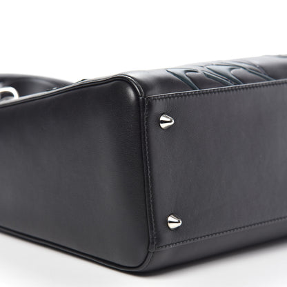 Christian Dior Calfskin Paradise Medium Lady Dior Black 9 of 13