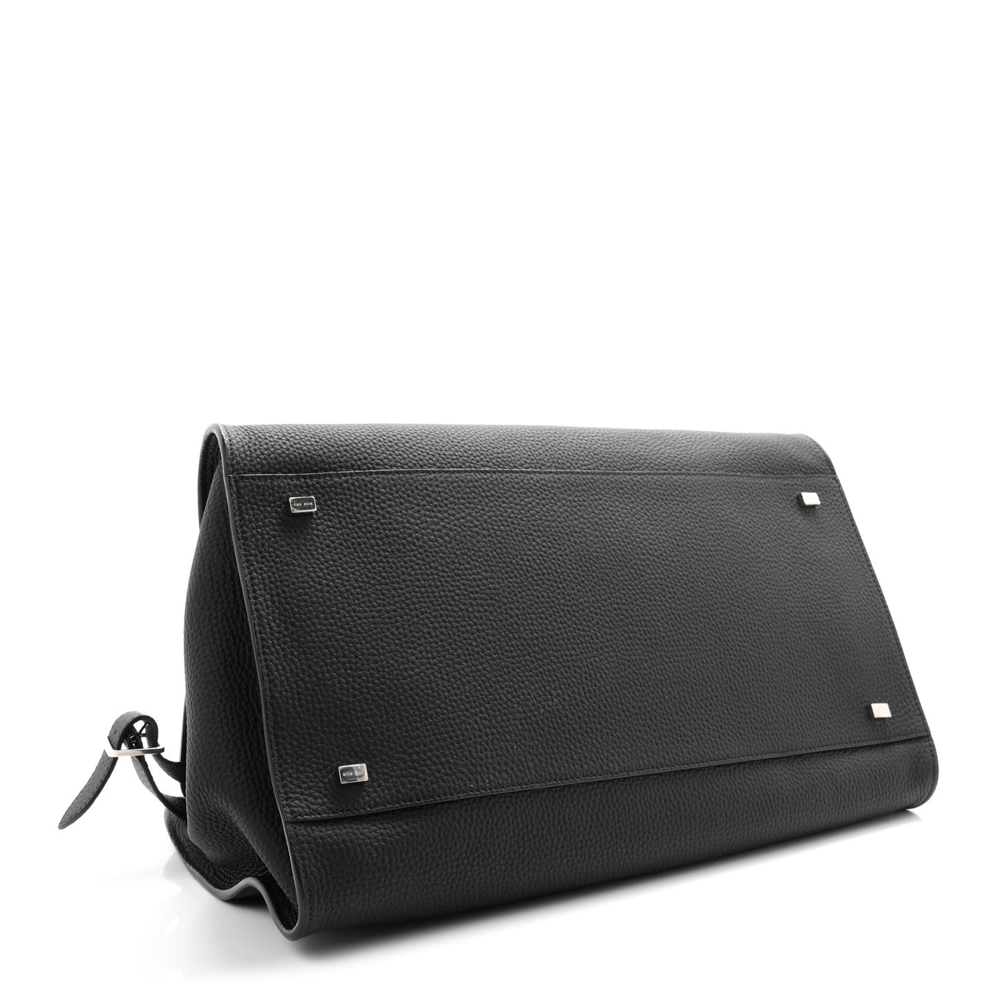 Matte Grained Calfskin Soft Margaux 15 Black