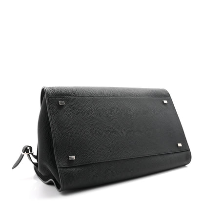 The Row Matte Grained Calfskin Soft Margaux 15 Black 4 of 9