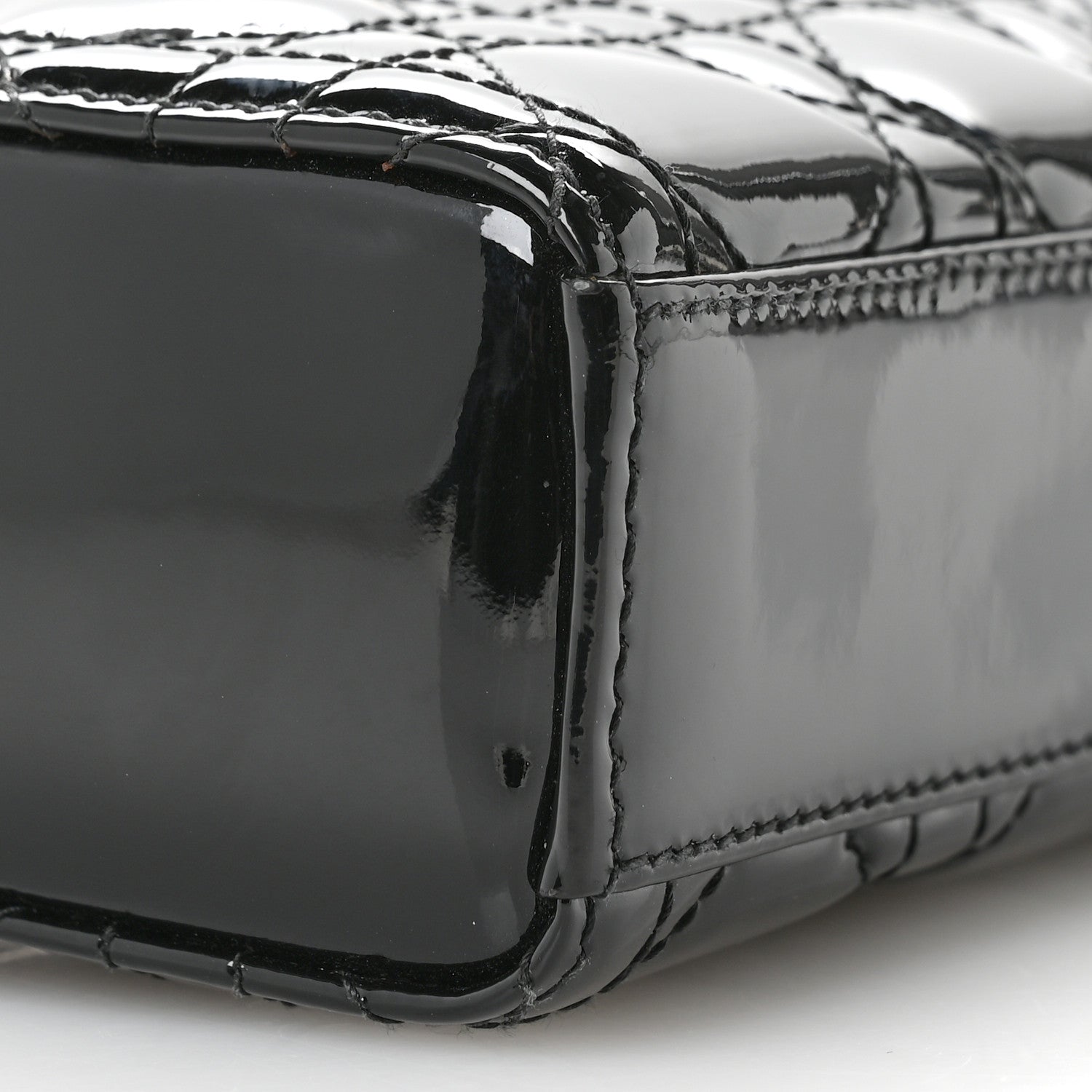 Christian Dior Patent Cannage Small Lady D-Joy Black 9 of 11