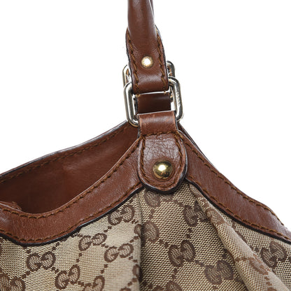 Gucci Monogram Large Sukey Tote Brown 16 of 24