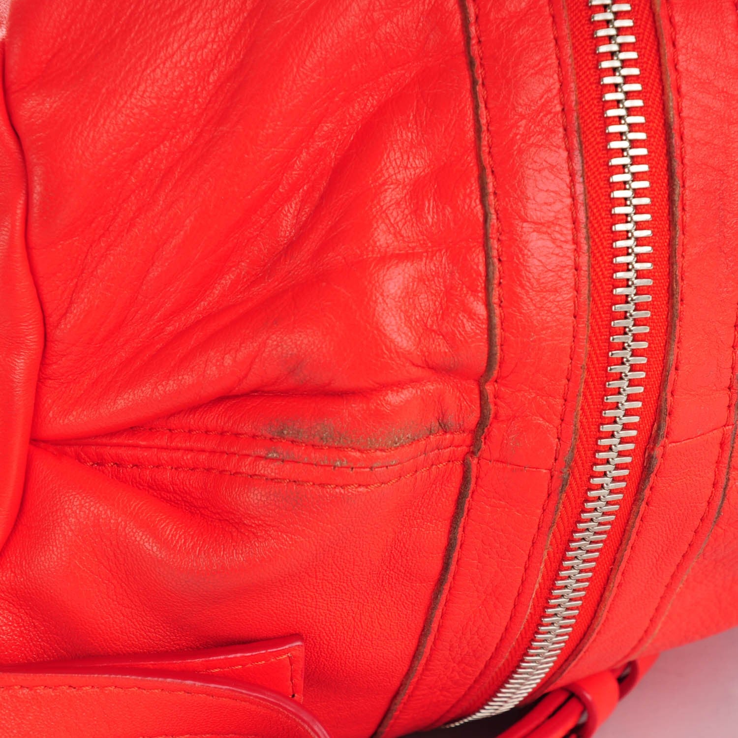 Alexander Wang Lambskin Marti Convertible Backpack Cola Rhodium Hardware 8 of 8