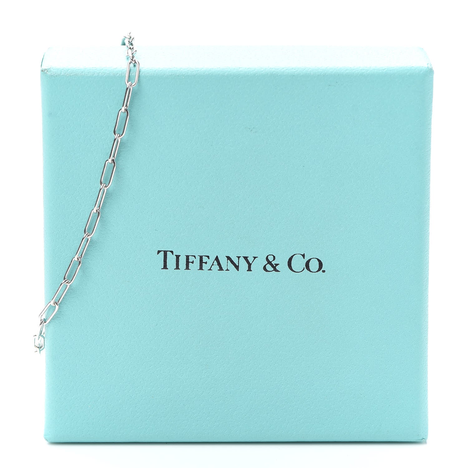 Tiffany Platinum Chain Link Bracelet 7 of 7