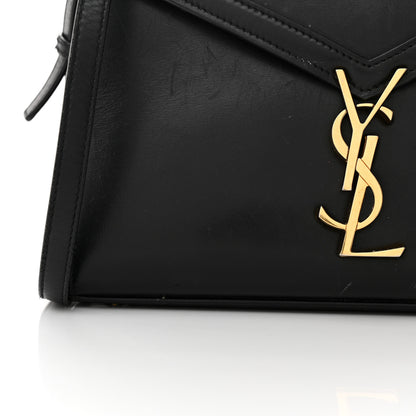 Saint Laurent Smooth Calfskin Medium Classic Monogram Cassandra Top Handle Black Rouge Legion 18 of 25