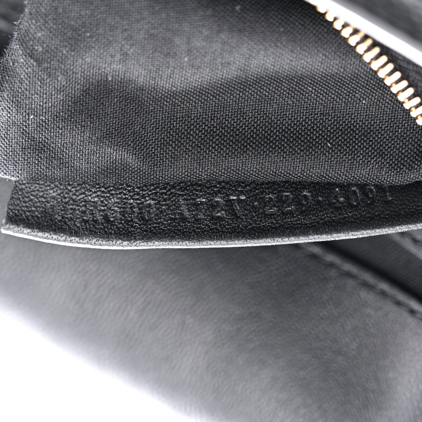 Nappa FF 1974 Embossed Baguette Black