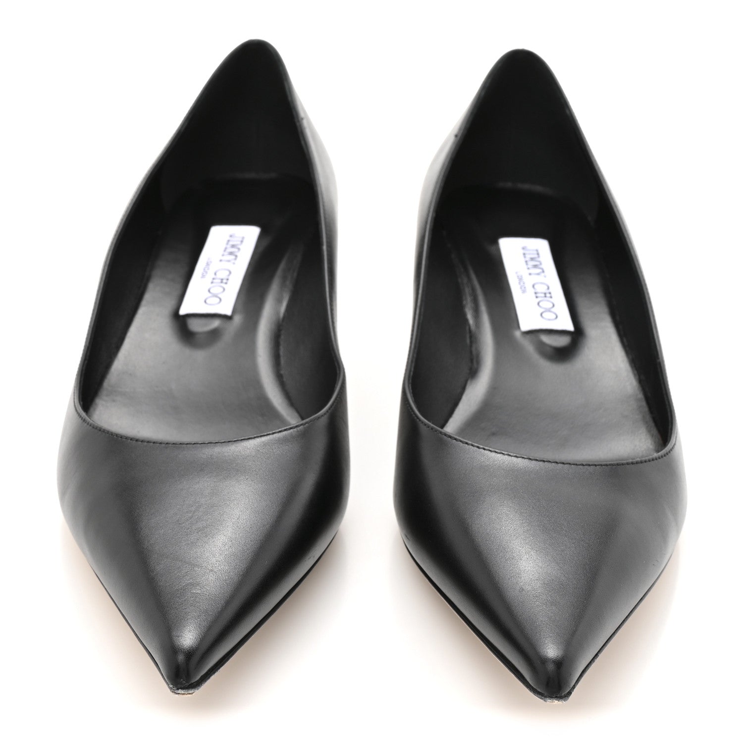 Jimmy Choo Calfskin Amelia 35 Pumps 41 Black 3 of 9
