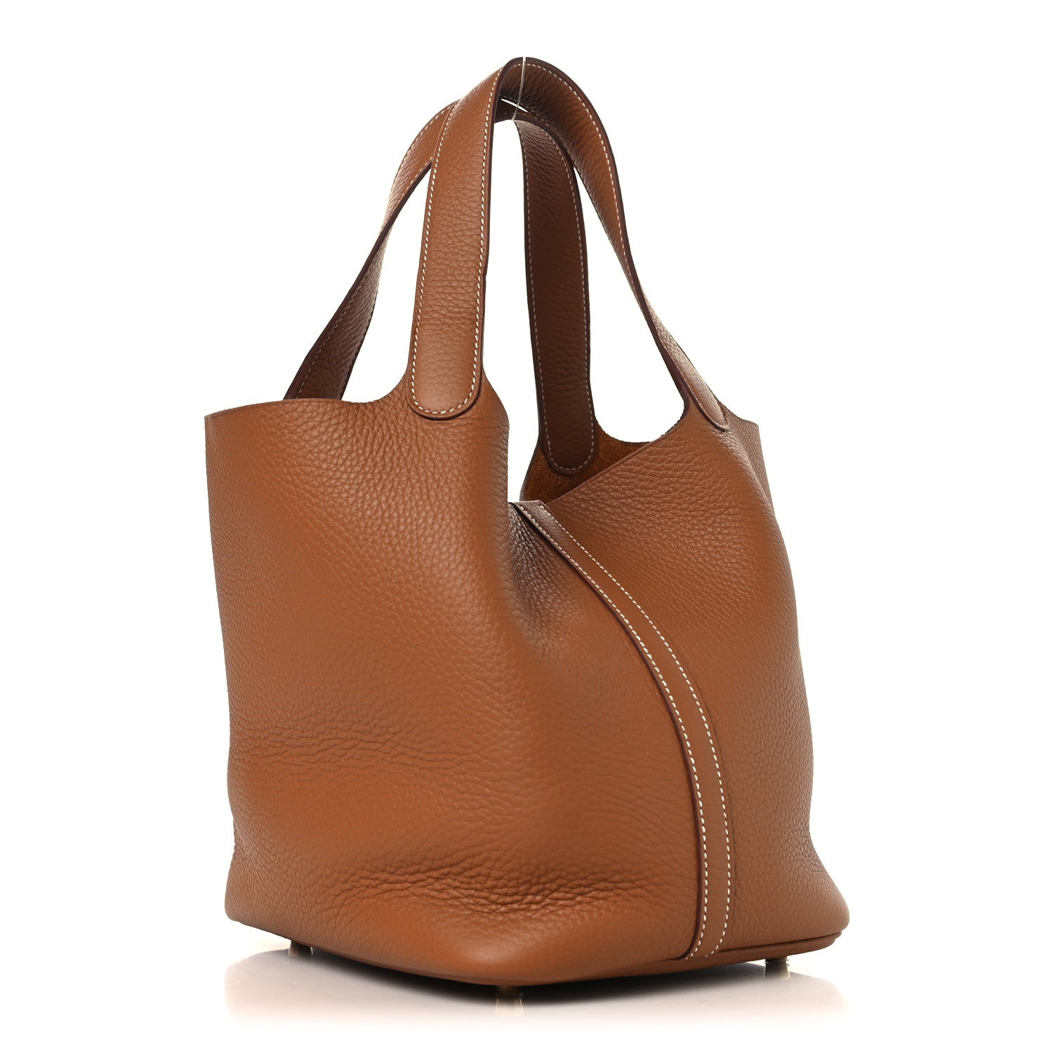 Hermes Taurillon Clemence Picotin Lock 22 MM  Gold 3 of 13