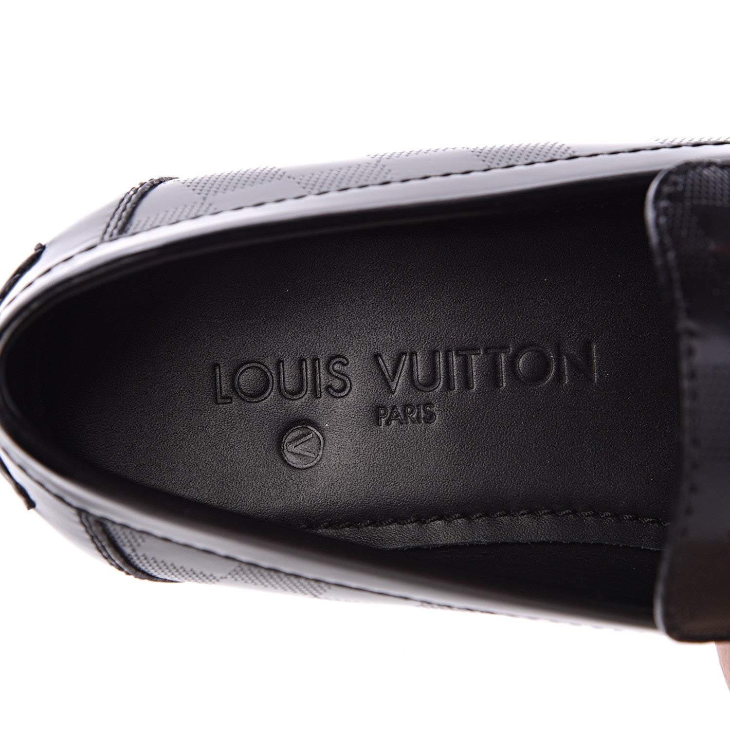 Louis Vuitton Damier Infini Graduation Loafers 6.5 Black 7 of 7