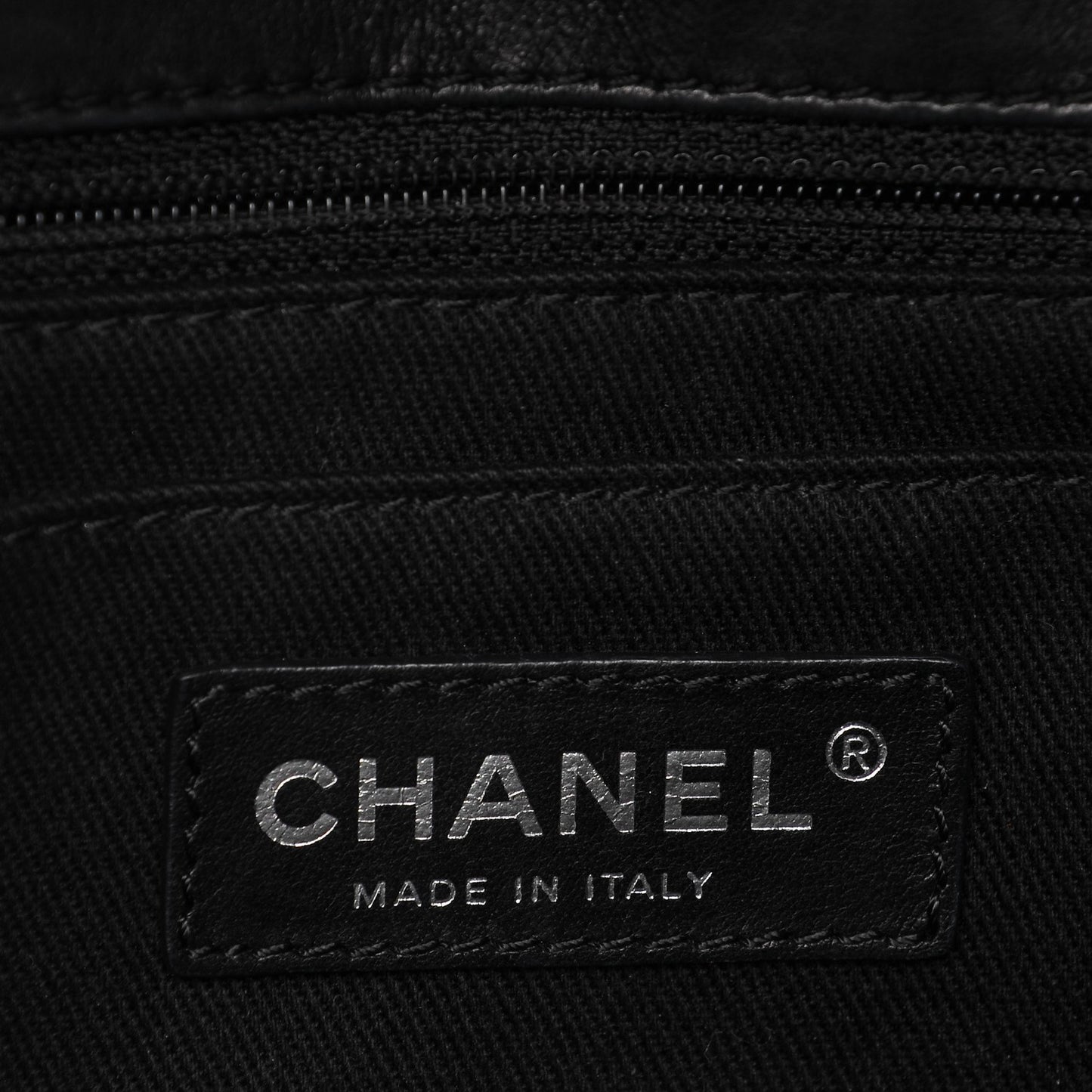 Vinyl Quilted In the Business Flap Bag Black