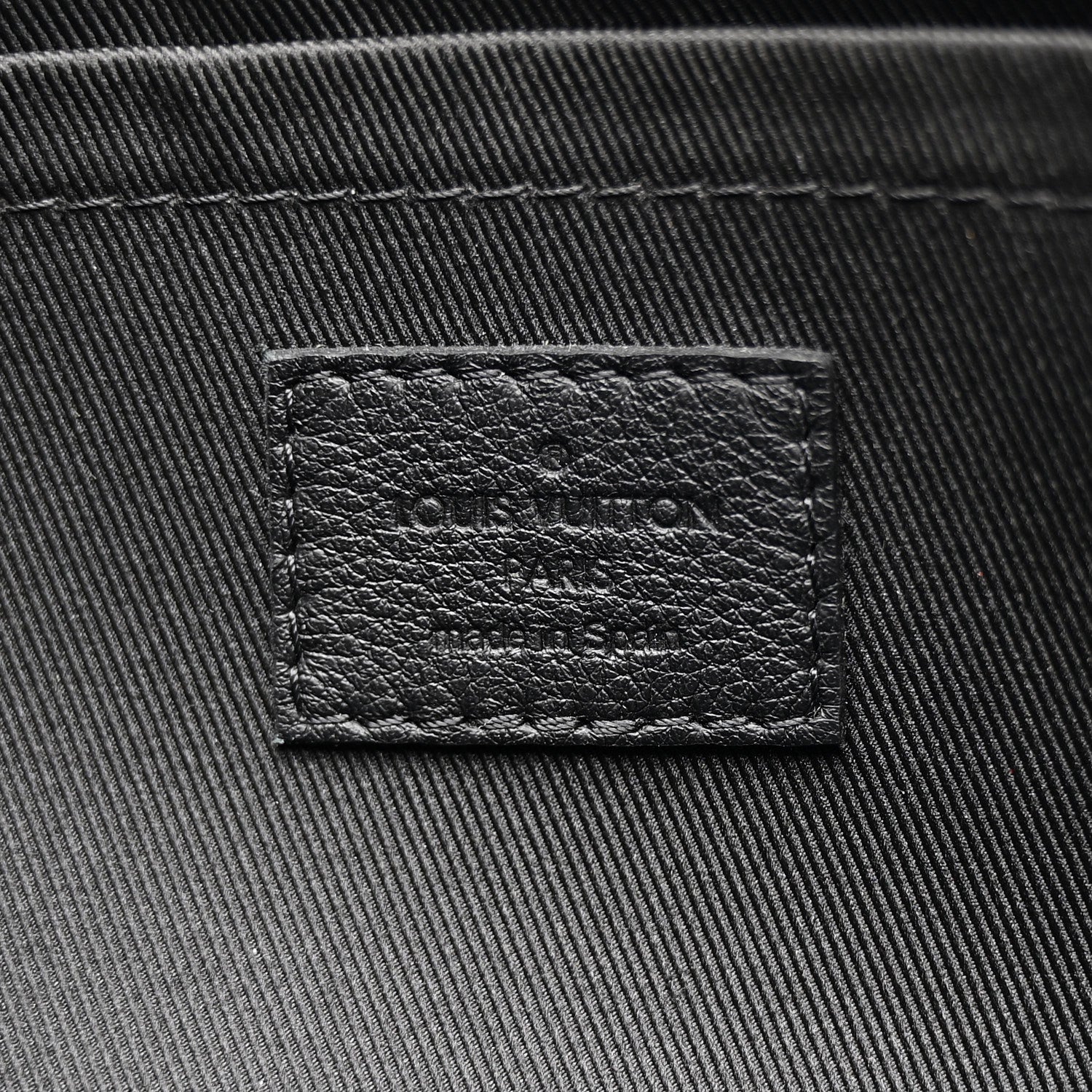 Louis Vuitton Monogram Shadow Pochette To-Go Black 6 of 10