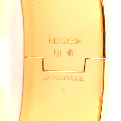 Hermes Enamel Wide Clic Clac H Bracelet PM Bleu Royal 4 of 4