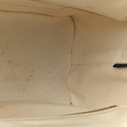 Prada Canvas Wicker Tote White 14 of 23