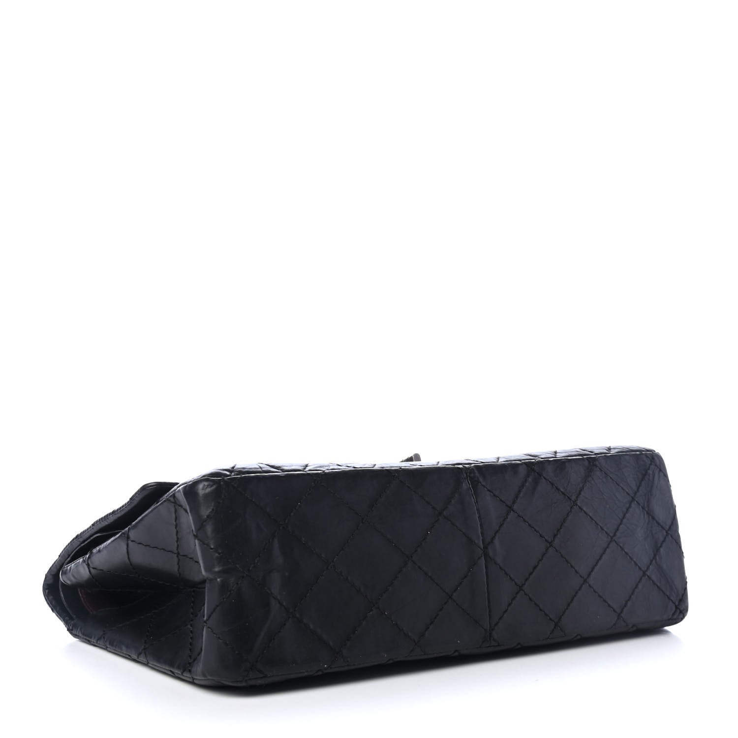 Chanel Aged Calfskin Quilted 2.55 Reissue 226 Flap Black 3 of 4