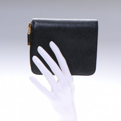 Chanel Caviar Zip Around Wallet Black 2 of 8